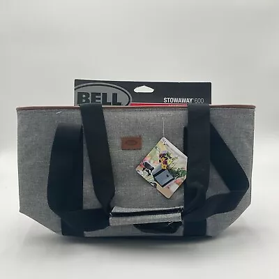 Bell Bike Handle Bar Gray Bag Stowaway 600 Convertible Tote Bag New With Tags SL • $14.99