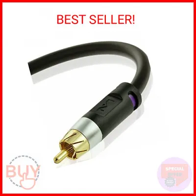 ULTRA Series Subwoofer Cable - Dual Shielded Gold Plated RCA To RCA Connectors • $24.25