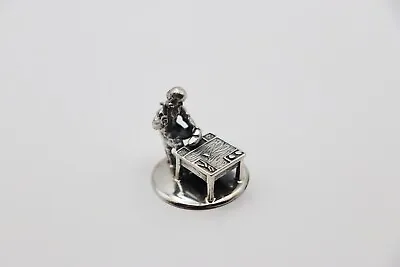 Vintage Sterling Silver Figurine Of A Shoe Cobbler • £46