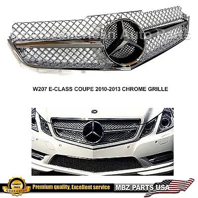 E63 Grille E-Class Coupe All-Chrome AMG Star 2010 2011 2012 2013 E350 E550 • $159.99