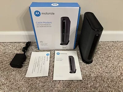 Motorola MB8600 DOCSIS 3.1 Cable Modem - 1000 Mbps Fast Shipping • $29