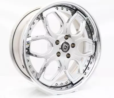 Lexani 702 Chrome Standard LF 19  5x114.3 Staggered Wheels Set Of Rims • $2331.43