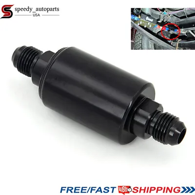 Universal AN6 Inline Fuel Filter High Flow - 6AN Fuel Filters Removable • $11.99