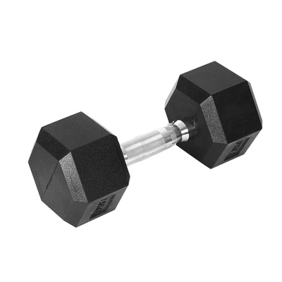 $88.99 • Buy Centra Rubber Hex Dumbbell 17.5kg Home Gym Exercise Weight Fitness Training