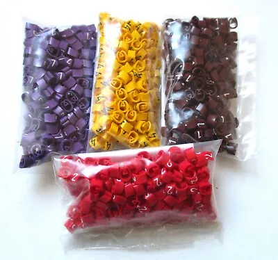 £1.70 • Buy Cable Marker Packs (10pcs) CSA 16 - 70mm² Chevron Cut Colour Code Numbers