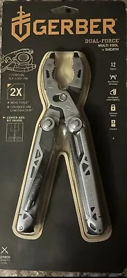 Gerber Dual-Force Multi-Tool NEW Sealed Knife Plier Sheath GENUINE EDC USA Stock • $75