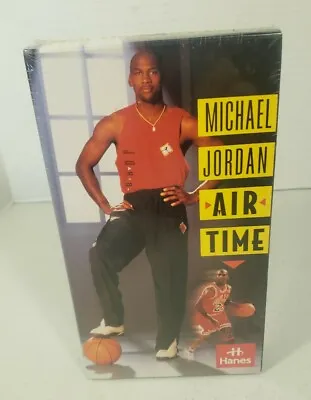 Michael Jordan: Air Time VHS 1993 NBA CBS Fox Video New Sealed Vintage • $12.99