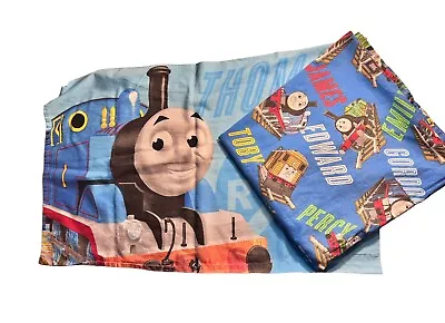 Thomas The Train Crib/ Toddler Flat Sheet And Standard Pillow Case  2 Pieces • $7.99