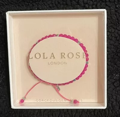 Lola Rose Bracelet Pink • £14