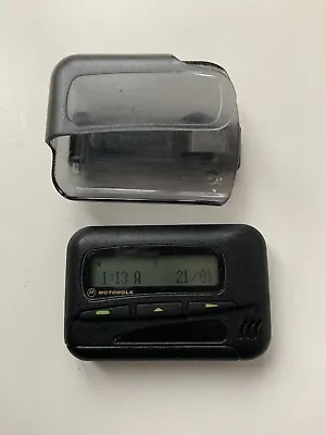 Tested VTG VINTAGE MOTOROLA BLACK PAGER BEEPER Pajer Pager Unetpage 161.0250Mhz • $34.97