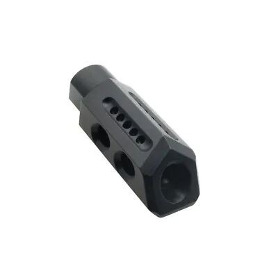 Steel 1/2x28 Muzzle Brake 5.56 .223 .22lr Compensator Pentagram • $49.99