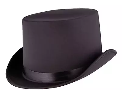 Victorian Top Hat Deluxe Ring Master Adults Fancy Dress Acessory 1920s • £4.49