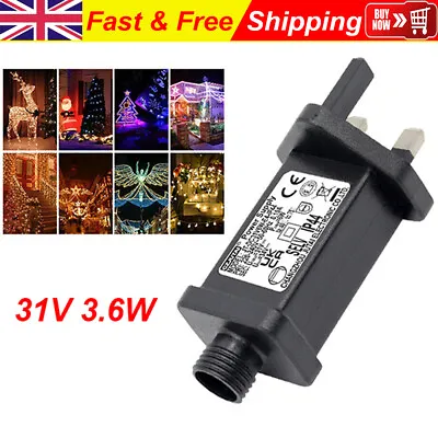 £7.27 • Buy 31V 3.6W IP44 Power Supply Adapter Transformer For Christmas LED Fairy Light