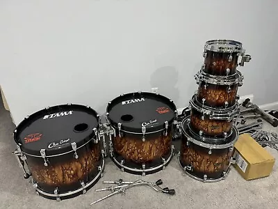 Used Tama Starclassic Drum Set Molten Brown Burst Birch/walnut • $3000