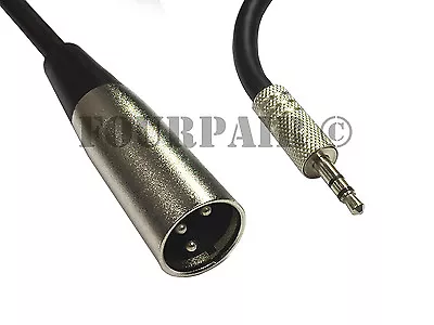 6ft XLR 3-Pin Male To 3.5mm 1/8  Stereo Plug Shielded Microphone Mic Cable TRS • $5.99