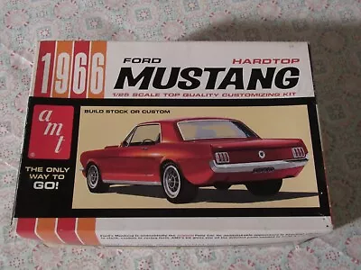 AMT  1966 Ford Mustang Hardtop   Model Car Kit • $24.50