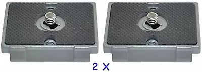 2 X Quick Release Plate Fit Bogen 3157N Manfrotto 200PL-14 RC2 3030 3130 With 1/ • $23.32