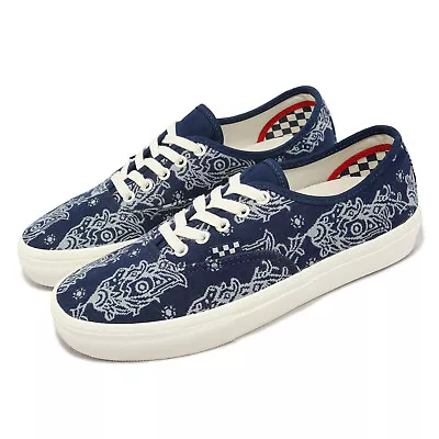 Vans Skate Authentic Paisley Navy Men Skate Boarding Shoes Sneakers VN0A5FC8FRP • $113.30