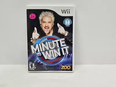 Wii: Minute To Win It *COMPLETE & FREE SHIPPING* • $6.49