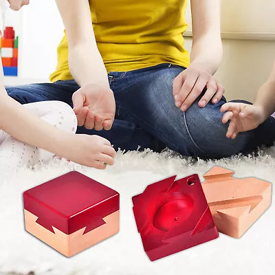 Beautiful Impossible Secret Box Mini 3D Brain Teaser Wooden Magic Drawer Toy USA • $14.89