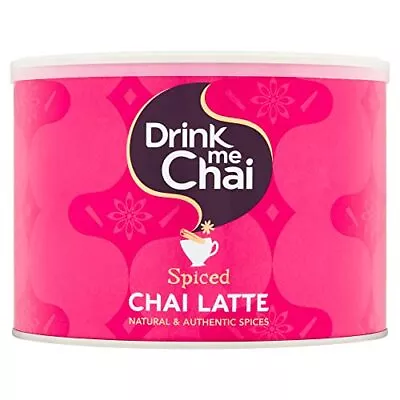 Drink Me Chai Spiced Chai Latte 1kg (Pack Of 1) - Just Add Water Chai Latte Pow • £14.14