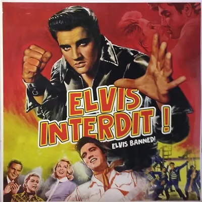 ELVIS INTERDIT ! (ELVIS BANNED!) Elvis Presley 12” LP Vinyl Record • $79