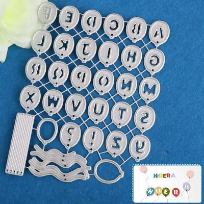 Alphabet Letter Metal Cutting Dies Stencils Scrapbooking Album Paper Craft • £3.89