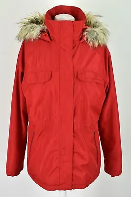 MERRELL Red Padded Jacket Size L Womens Full Zip Outdoors Outerwear Womenswear • £12.23
