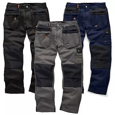 £37.27 • Buy Scruffs WORKER PLUS Work Trousers Graphite Grey Navy Black Trade Hardwearing