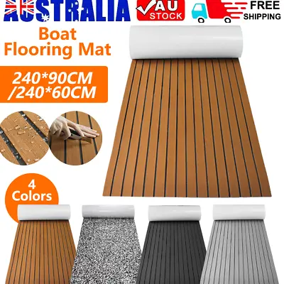 EVA Foam Faux Teak Boat Decking Sheet Sea Deck Marine Yacht Boat Flooring Mat • $52.99