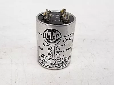 Vintage UTC O-6 Interstage Transformer Tube Audio 15K 95K Ouncer #6 • $64.95