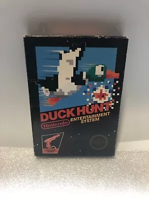 Duck Hunt - Nintendo NES (1985) Open Box CIB Insert And Cart HANGTAB • $125