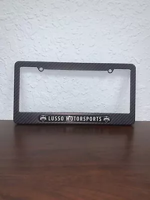 License Plate Plastic Frame (Carbon Fiber Look) Lusso Motorsport • $7.99