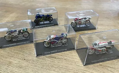 Grand Prix Motorcycles 5x IXO 1:24 Scale Collection 250cc 500cc MotoGP Roberts • £19.99