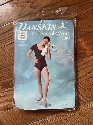 Vtg Danskin Lilac Leotard NOS Womens L Style 9090 100% Nylon • $28.97