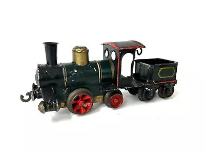 Early Marklin Loco And Tender 0 Ga. 1903 Era Clockwork 0-2-2 #1020 Germany • $1100