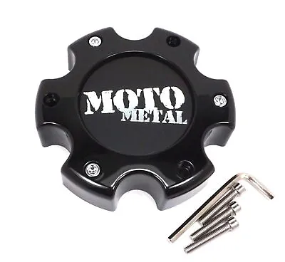 Moto Metal Gloss Black Center Cap 5.75 OD Closed For MO956 MO955 MO951 845L145S1 • $27