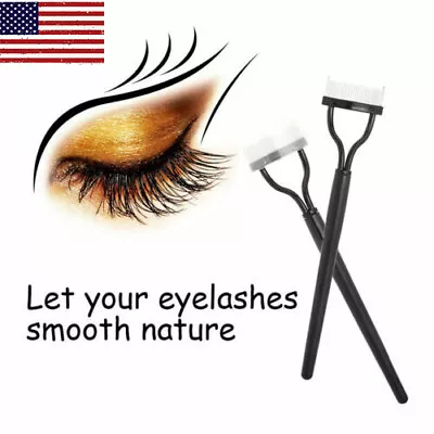 New Beauty Makeup Eyelash Metal Brush Comb Lash Separator Mascara Lift Curl Tool • $1.76