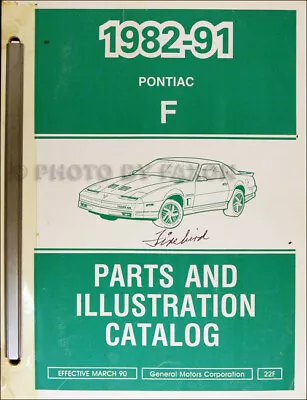 $189 • Buy 1989 1990 1991 Pontiac Firebird And Trans Am Parts Book Illustrated Part Catalog
