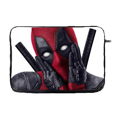 Deadpool Face Laptop Case Sleeve Bag Tablet Ultrabook Chromebook Sleeve Gift • £15.99