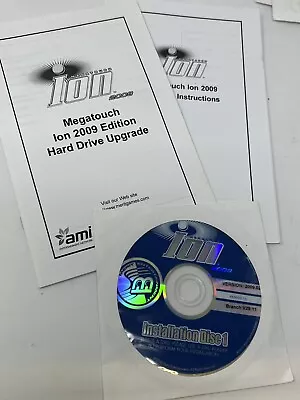 Megatouch Ion  Edition DVD Video Game Discs 2009 Manual • $19.45