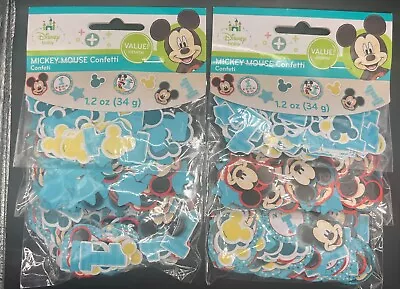 Lot Of 2 Mickey 1st Birthday Confetti • $9.99