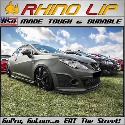 RhinoLip® Fits SEAT: Ibiza MK4 Exeo Toledo León MK3 Mii Flexible Rubber Chin Lip • $39