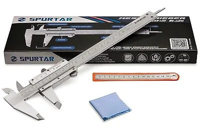 6 Inch Internal Analog Vernier Caliper 150mm Stainless Steel Micrometer Tool • £14.99