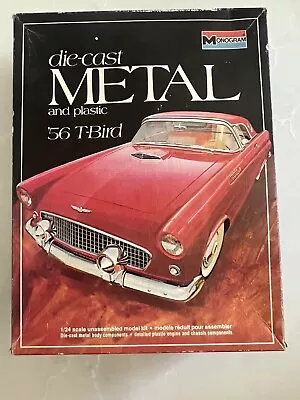 Vintage Monogram Die-Cast Metal And Plastic ‘56 T-Bird 1/24 Model Kit #6101 • $38.50