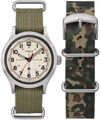 Timex X Todd Snyder Military Field Watch + Extra Nato Camo Strap Twg017800 • $148