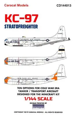Caracal Decals 1/144 BOEING KC-97 STRATOFREIGHTER • $13.50