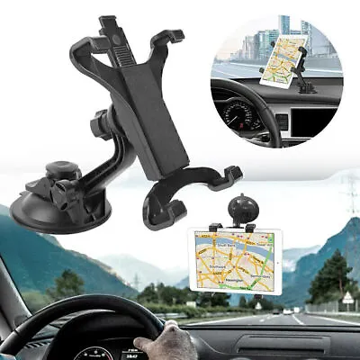Car Tablet Mount Holder Windshield Dashboard For 7-11in Phone Tablet IPad GPS US • $13.98