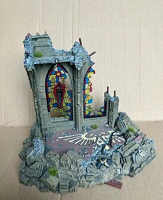 Warhammer 40k Scenery Battlefield Terrain Chapel Of Sanctuary • $105.70