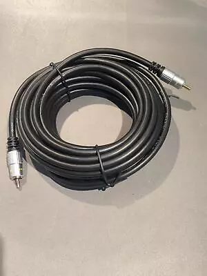 £8.65 • Buy 10m Subwoofer Single RCA Phono To Phono Audio Cable Male To Male Speaker Lead